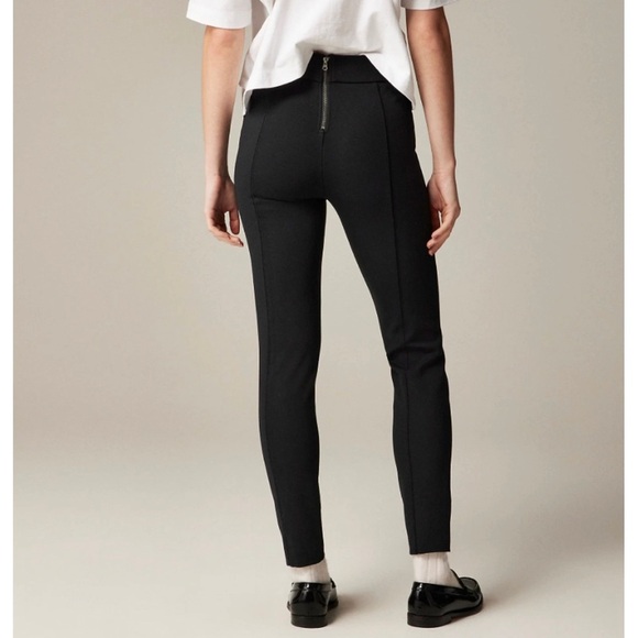 J. Crew Black Ankle Cropped Pants Pixie like new - Picture 2 of 8